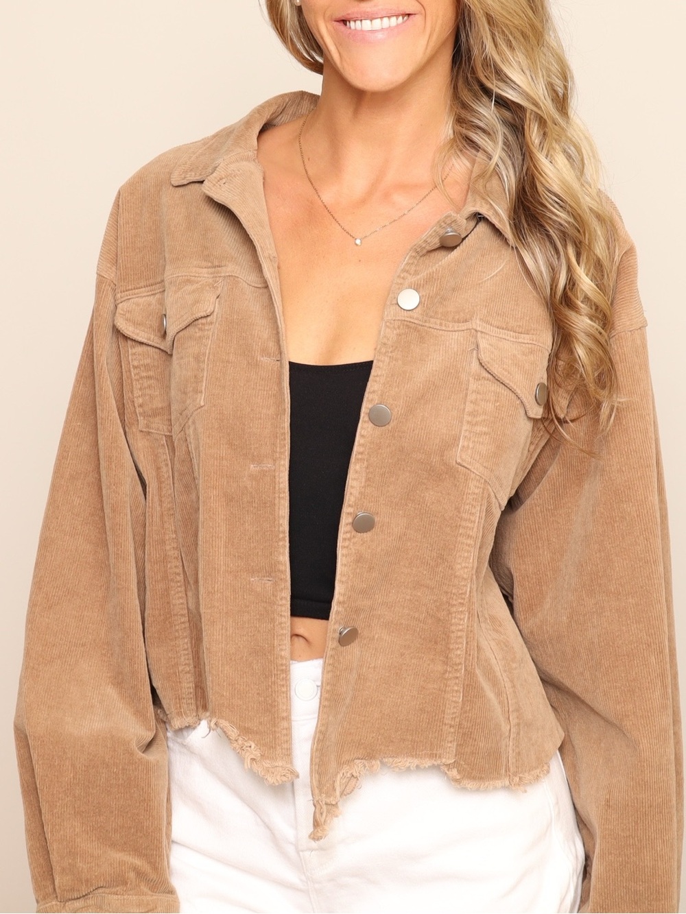 Altar’d State Corduroy Jacket in Brown